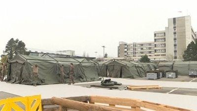 بعد  انحسار كورونا.. فرنسا تفكك المستشفى العسكري الميداني في ميلوز