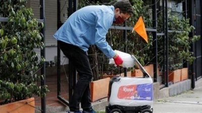 شركة كولومبية تستخدم الروبوت لتوصيل الطلبات للمنازل