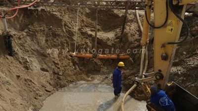 إعادة ضخ المياه للعريش بعد إصلاح عطل بالقنطرة شرق| صور