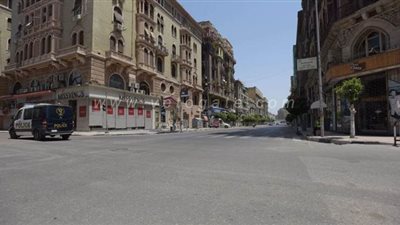 شوارع وسينمات وسط القاهرة مهجورة في شم النسيم بسبب كورونا | صور