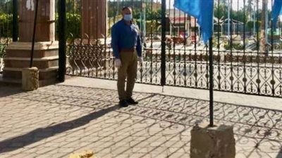 غلق كامل لحديقة صنعاء بمدينة كفر الشيخ خلال شم النسيم | صور