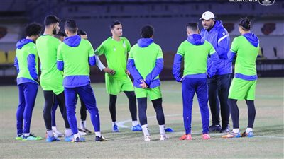 المصري يختتم تدريباته استعدادا لمواجهة نهضة بركان المغربي بالكونفدرالية