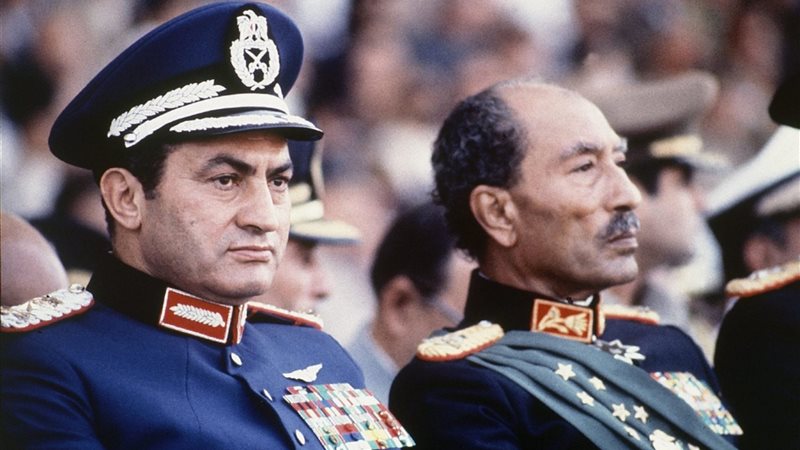 السادات ومبارك 