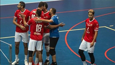 فوز الأهلي على طلائع الجيش في نهائيات دوري الكرة الطائرة