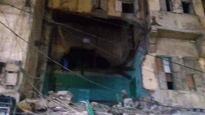 سقوط أجزاء من عقارين بحي الجمرك في الإسكندرية دون إصابات 