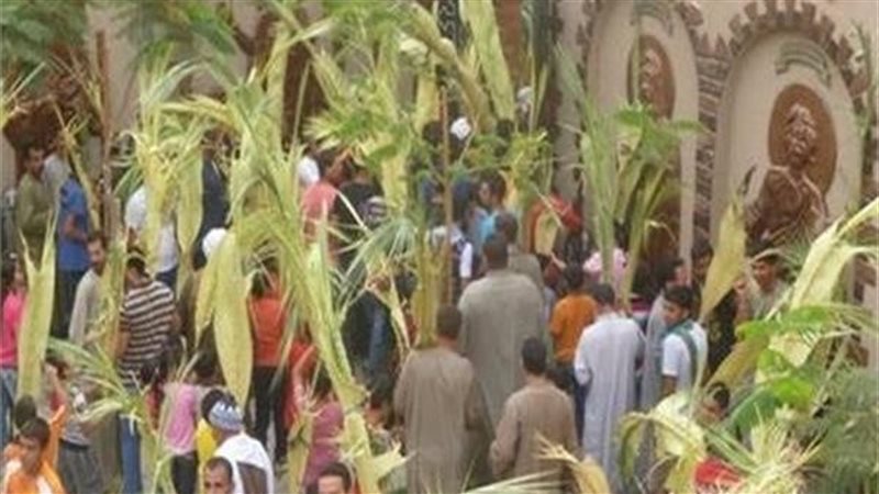 احتفال المصريين بأحد