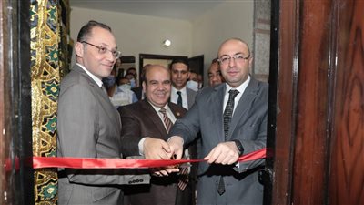 افتتاح مكتبين  للشهر العقاري بنادي قضاة بني سويف ومدينة الفشن