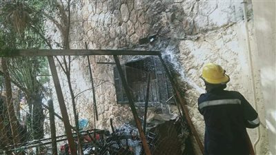 بدون إصابات.. السيطرة على حريق بشمال الجيزة | صور
