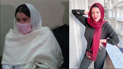 بالزي الأبيض.. وصول حنين حسام حضوريا بالاتجار في البشر