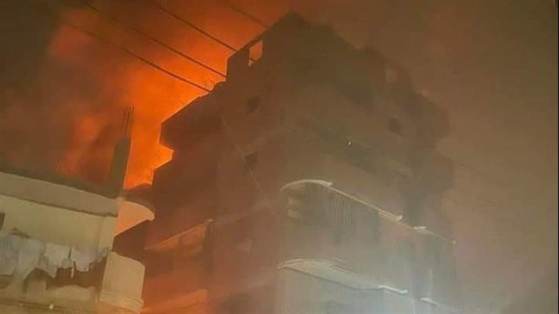 حريق بالحرس الوطني