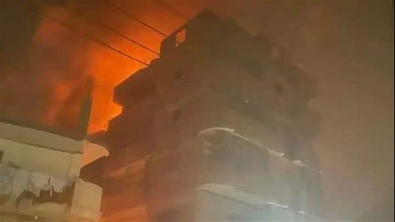 حريق بمنطقة الحرس