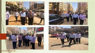 جولة تفقدية لمحافظ الشرقية بالمحاور المرورية فى الزقازيق 