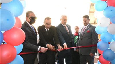 افتتاح معرض دكان الفرحة لملابس العيد بجامعة الفيوم