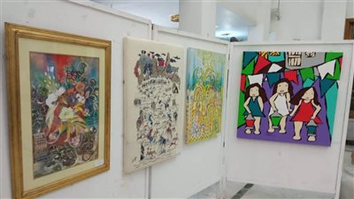 إسلاميات بعيون التشكيليين والمعماريين معرضا بالأعلى للثقافة | صور