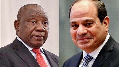 بسام راضي: الرئيس أجرى اتصالا هاتفيا مع رئيس جنوب أفريقيا.. السيسي تقدم بخالص العزاء إلى سيريل رامافوزا في ضحايا الفيضانات التي ضربت مدينة 