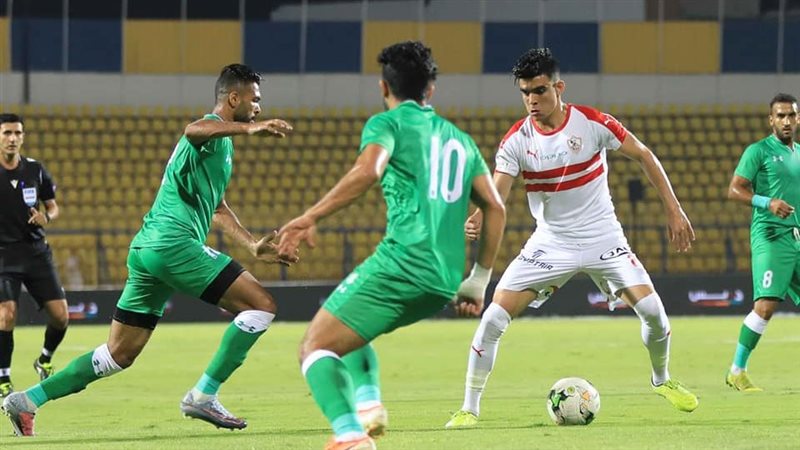 من مباراة الزمالك