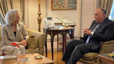 وزير الخارجية يلتقي المبعوثة الألمانية الخاصة لعمل المناخ الدولي