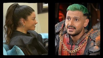 حوار رومانسي بين فاندام وسينتيا خليفة.. ورامز جلال يعلق | فيديو