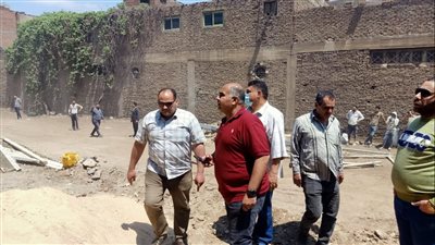 إزالة 3 حالات بناء مخالف بشبرا الخيمة