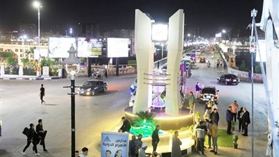 محافظ سوهاج يفتتح مجسم 