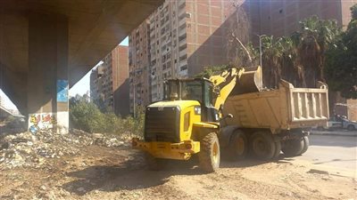 رفع 33 نقلة مخلفات من الرتوش والقمامة بحي جنوب الجيزة