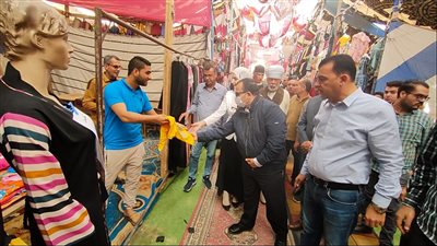 نائب محافظ شمال سيناء يفتتح معرض 