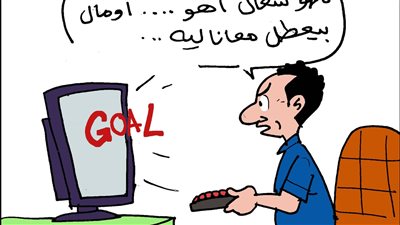 تأق محمد صلاح مع ليفربول فى كاريكاتير فيتو