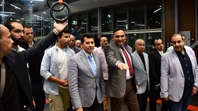 وزير الرياضة يتفقد نادي الحوار في مستهل زيارته للدقهلية|صور