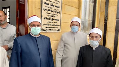 وكيل أوقاف الإسماعيلية يفتتح مسجد نور الإسلام بقرية أم عزام | صور