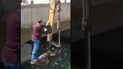 تصدع باكية الطريق المؤدي لمني الأمير بالحوامدية| فيديو 