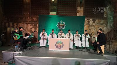 فرقة نور النبي تبدع بالابتهالات والمدارس النبوية بقبة الغوري | فيديو وصور 