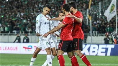 محمد عبد المنعم يسجل هدف التعادل في شباك الرجاء المغربي | صور