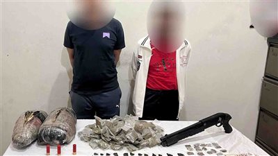ضبط اثنين من العناصر الخطرة بأسوان بحوزتهما سلاح نارى ومخدرات 