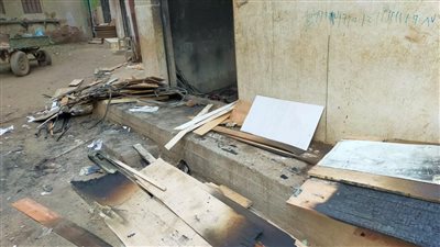 السيطرة علي حريق بورشة نجارة بشبين القناطر بالقليوبية| صور