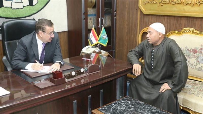 محافظ المنوفية يفحص