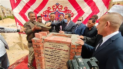 محافظ شمال سيناء يضع حجر أساس لمدرسة جديدة ببئر العبد | فيديو