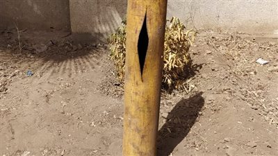 أول صور لانفجار أسطوانة كلور بمحطة مياه برديس البلينا بسوهاج