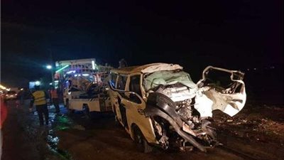 مصرع شخص وإصابة 3 آخرين في حادث تصادم بالمنوفية