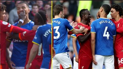 ساديو ماني يفلت من العقاب بعد تصرفه المشين مع مدافع إيفرتون