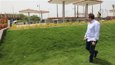 محافظ المنوفية يتفقد أعمال رصف طريق منوف – الشهداء | صور 