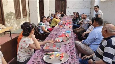 الكنيسة الإنجيلية بقنا تنظم غداء لأبنائها في شم النسيم|صور