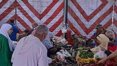 إقبال كثيف من المواطنين على سوق الجملة في أكتوبر|صور