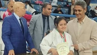 ريم باشا بنت الدقهلية تحصد الذهبية في بطولة الكاراتيه لذوي الهمم 