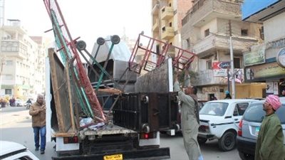 جهاز دمياط الجديدة: إجراءات رادعة وإزالة فورية لمخالفات الإشغالات والبناء