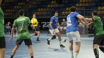 رجال يد الأهلي يفوز على سبورتنج بدوري السوبر