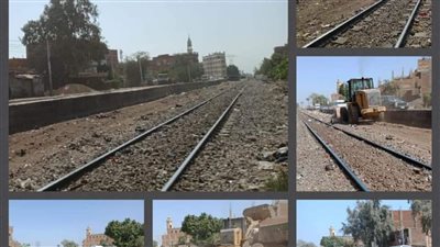 رفع كفاءة النظافة بمحيط السكك الحديدية في أوسيم | صور