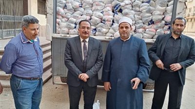 أوقاف الشرقية توزع 28 طن لحوم و30 ألف شنطة أغذية خلال رمضان 