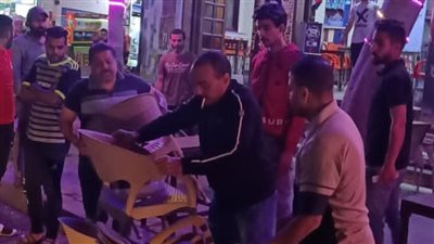 رصف سور حديقة الحيوان ونفق النهضة ورفع الإشغالات في حملة بجنوب الجيزة | صور