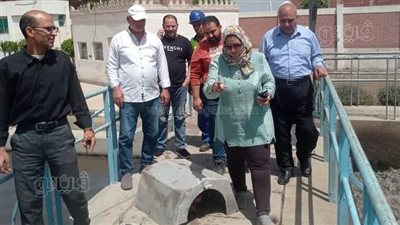 رئيسة مدينة السنطة بالغربية تتفقد محطات المياه والصرف استعدادًا لعيد الفطر | صور