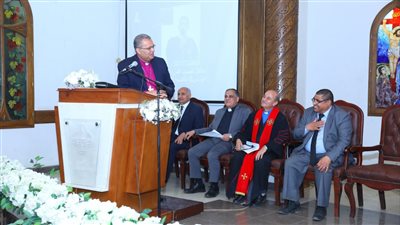 رئيس الإنجيلية يشهد تنصيب القس أمجد عادل راعيا شريكا بكنيسة الجيزة